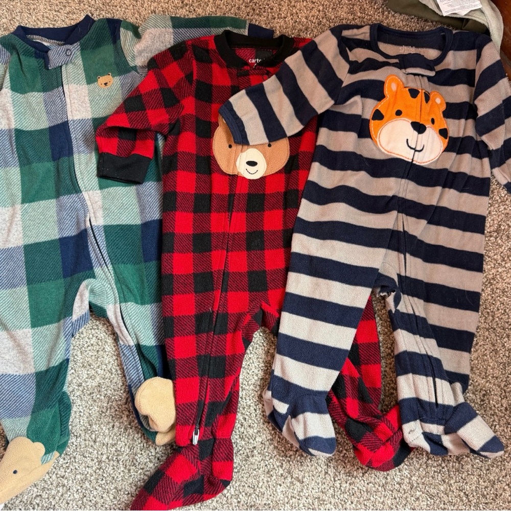 Boys Footed One-Piece